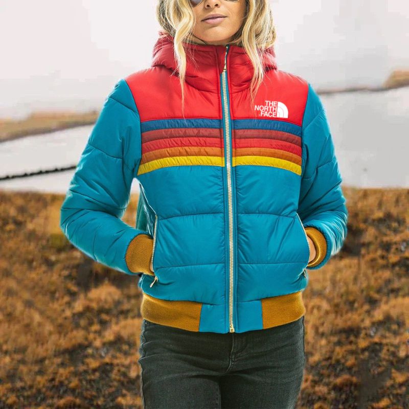 Quiltad retrojacka - inspirerad av The North Face - levande stil