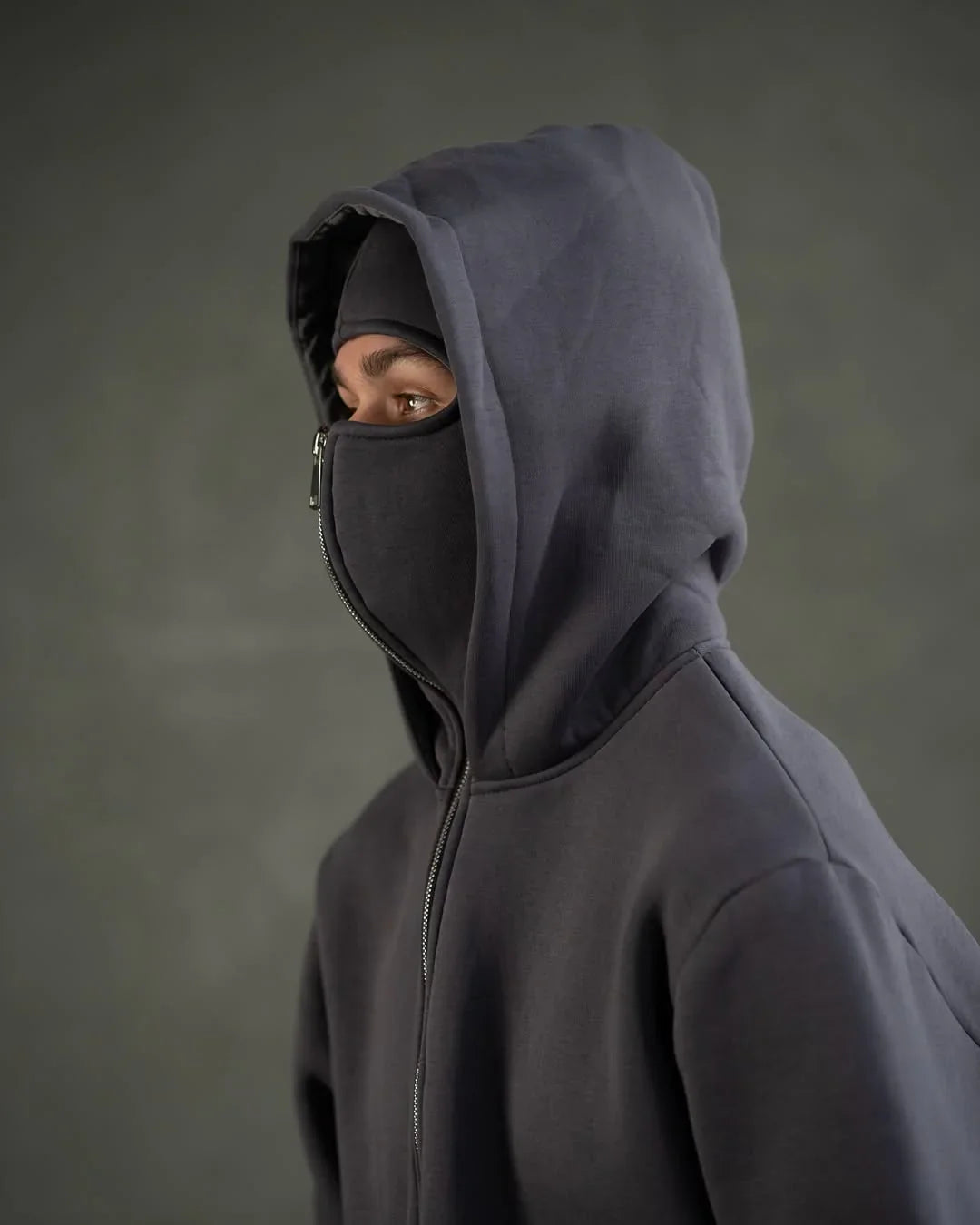 Modern Hoodie med Full Dragkedja