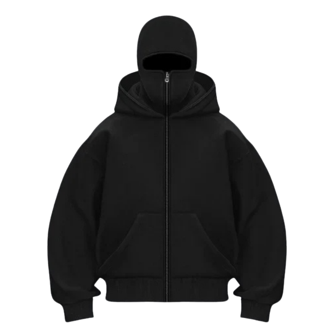 Modern Hoodie med Full Dragkedja